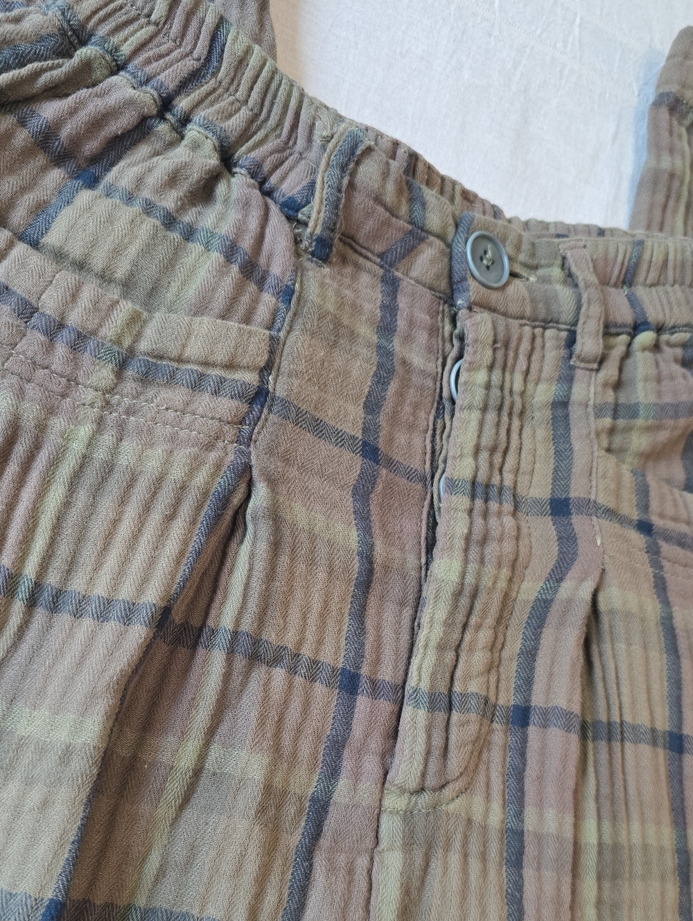Free People X CP Shades Plaid Trousers Women's XS - Picture 4 of 16